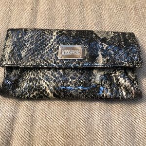 Kenneth Cole Reaction Snakeskin Wallet Clutch